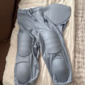 Michigan Gray Padded Football Pants